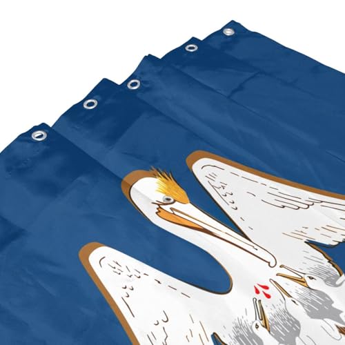 Rideau de douche de qualité supérieure en polyester lavable 183x183 cm