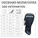 Boat Marine Outboard Motor Cover for Mercury Yamaha Honda 150 175 200 225 HP Heavy Duty Hood Engines Full Cowling Protector Oxford Fabric with PVC Coating