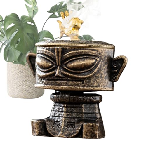 Soporte de incienso, incensario de torre | Adorno decorativo para incensario, suministros de meditación portátiles para dormitorio, sala de estudio