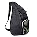 DIME BAGS - Slinger Crossbody Bag - Premium Over the Shoulder Sling Bag - Cross Body Strap Backpack (Onyx)