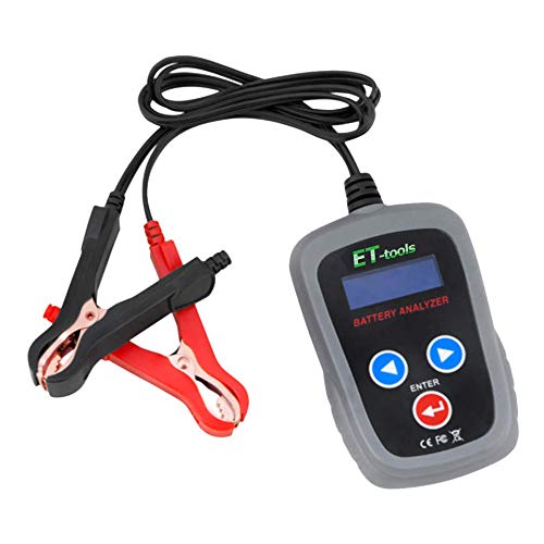 Exclusive ET-tools Digital 12 Volt Portable Analyzer (200-1200 Battery Types: LA, AGM, and VRLA)
