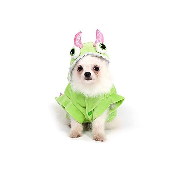 Yoption dog cat dragon costumes, halloween pet puppy cosplay dress hoodie funny clothes - image 4