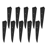 iplusmile Lot de 10 Protège-couteaux Cuisine en Plastique Noir Ventilé, Étuis de Protection Universels pour Couteaux de Chef et Couteaux Professionnels, Accessoires la Cuisine Sécurisés