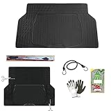 Compatible avec KIA NIRO Tapis DE Coffre DE Voiture Tapis PVC avec PRÉDÉCOUPE ADAPTÉ À Tous Les VÉHICULES 112X139CM RÉSISTANT Double ET ÉPAIS Moquette