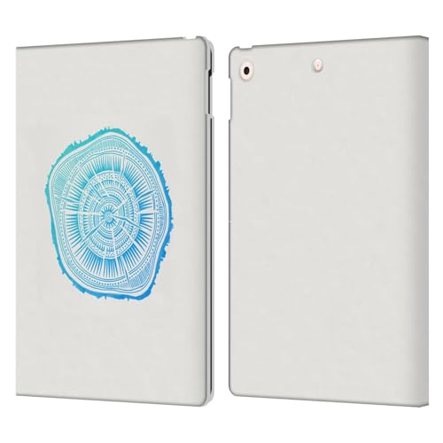 Housse iPad 10.2 cuir portefeuille Cat Coquillette Bouleau Bleu protection tablette Apple
