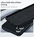 LeYi for Samsung-A06 Case: Samsung Galaxy AO6 Phone Case with 2Pcs Screen Protector, Soft Slim Anti-Scratch Microfiber Lining, Full-Body Shockproof Protective Case for Galaxy A06, Black