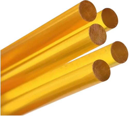 Image of Mario Furniture Grade Yellow Hot Melt Glue Stick 220mm x 11mm Pack of 20| Super Strong Adhesive | Professional Furniture Repair Glue Stick For Furniture Industry & Packaging Glue | Premium Range