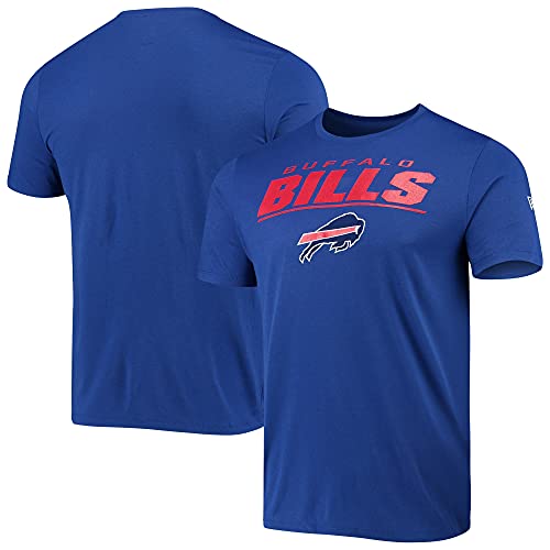 New Era Men's Royal Buffalo Bills Combine Authentic Stated Poly T-Shirt