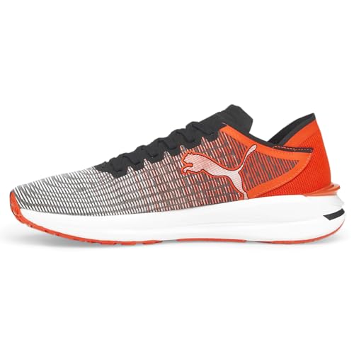 PUMA Puma Electrify Nitro Puma Black/Cherry Tomato/Puma White 9 D (M)