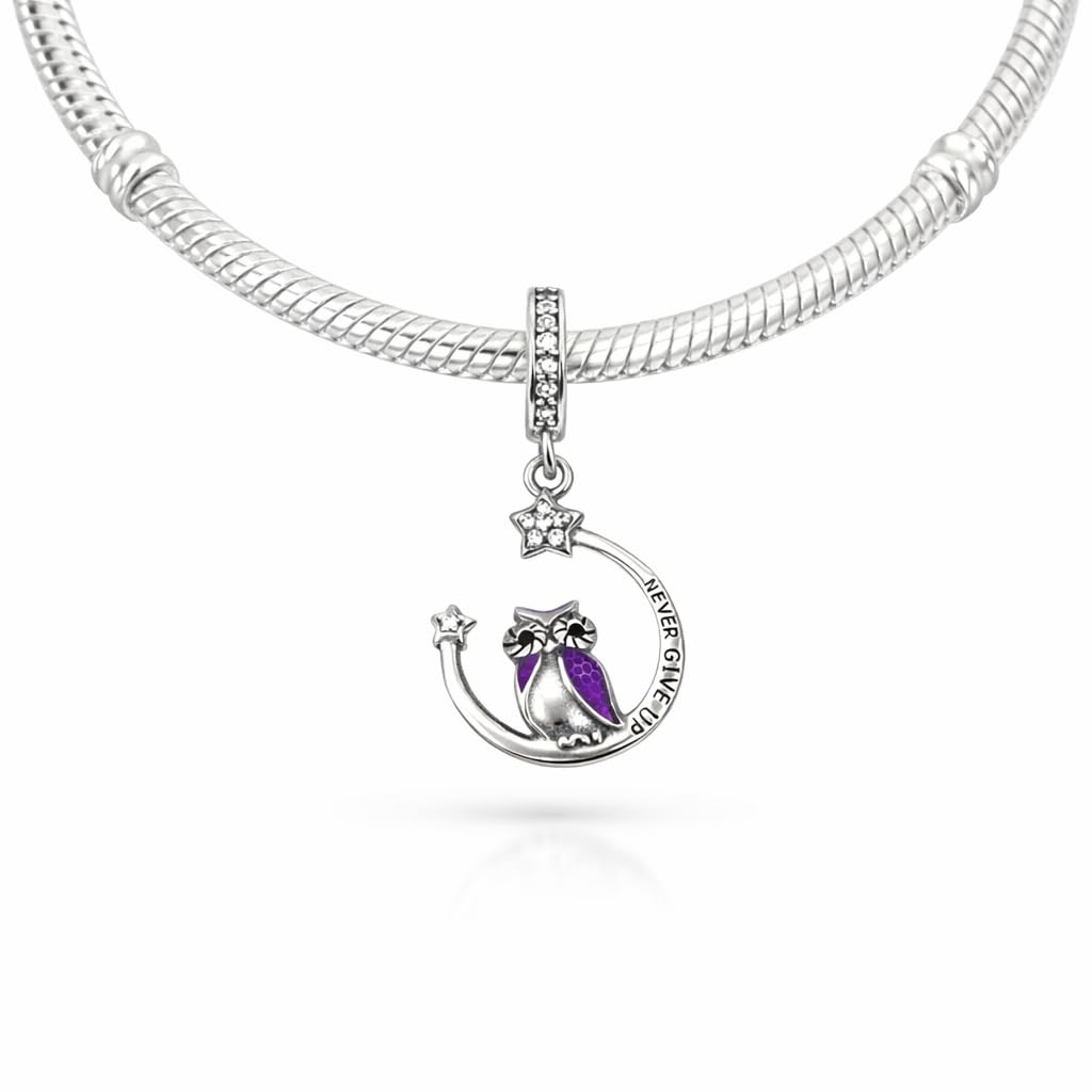 Pendentif Animaux Bouledogue Lapin Éléphant Chat Hibou Coccinelle Abeille Dauphin Flamant Ours Renard Écureuil Compatible Toutes Les Marques Argentée Charm Breloque