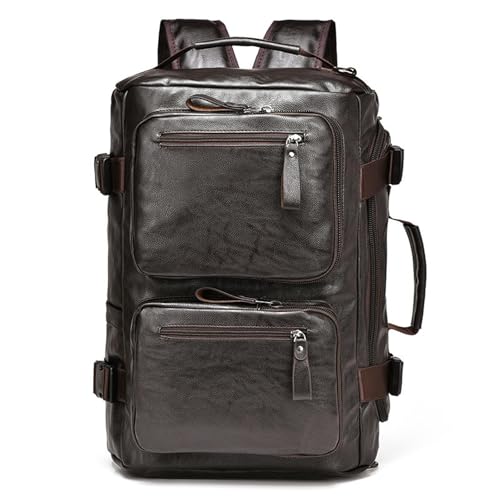 Sac à dos de voyage multi-usage pour hommes en grand format brun 3715