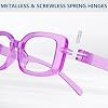 GUD Chic Reading Glasses With Screwless Metalless Spring Hinge 6 Pack Readers For Women +2.25