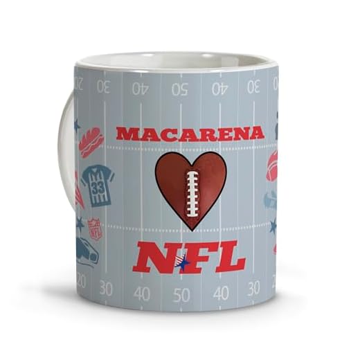 LolaPix American football. Regalos para deportistas. Regalo personalizado hombre. Tazas originales para regalar. Tazas de cafe. Futbol americano. Football. NFL