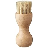 1 Stück Schuhcreme Applikator Pinsel Holzgriff Schuhe Pinsel Schweinehaar Für...