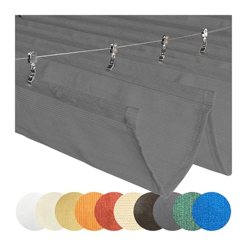 Toldo retráctil ondulado para pérgola, toldo resistente a los rayos UV, toldos de patio para exteriores, jardín, terraza, protección solar y toldo de repuesto
