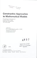 Constructive Approaches to Mathematical Models 012178150X Book Cover