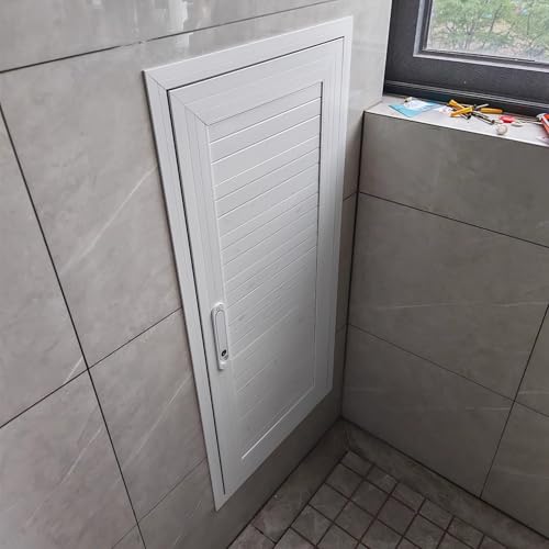 Puerta con bisagras de acero 45x135 para registro de sistemas eléctricos de pared