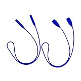 Kalevel 2pcs Sports Eyeglass Strap Silicone Eyeglass Holder for Kids Men Women