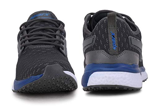 Image of Sparx Men's Sm-460 Grey Royal Blue Running Shoes (SX0460GGYRB0007)