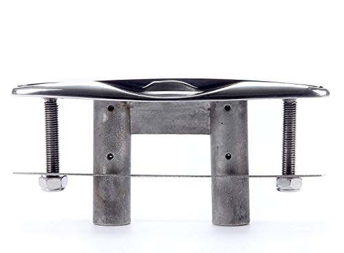 Taquets de traction inox 316 Amarine Made 20,3 cm pour amarrage de bateau
