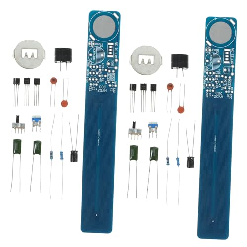 Cabilock 2sätze Metalldetektor-zubehör Lötübungsset Sensor Board Modul Für DIY-elektronikprojekte Lötpraxis Unterricht Und Ausbildung