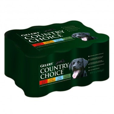 Gelert Country Choice Adult Dog Variety in Jelly Dog Food 12 x 400g
