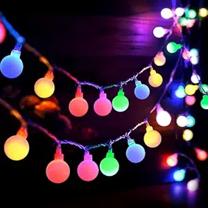 Party Propz Multicolor Led Ball Light for Decoration - 4m,14LED Light Ball, String Lights for Home Decoration, Led Lights for Home Decoration, RGB Light for Room, Christmas Decorations Items for Home