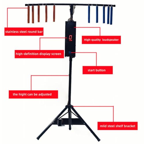 Gioco portatile per allenare la coordinazione occhio-mano, 5 livelli Drop Stick sfida per divertimento in famiglia e feste