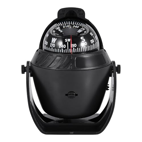 Klanata LED Light Pivoting Compass Navigation Electronic Compass High Fineness for Marine Boat Car