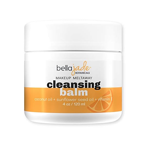 Cleansing-Balm-Makeup-Remover-for-Face--Natural-Vegan-Facial-Cleanser-with-Coconut-Oil-and-Vitamin-E-to-Gently-Cleanse-and-Nourish-Skin Cleansing Balm Makeup Remover for Face – Natural Vegan Facial Cleanser with Coconut Oil and Vitamin E to Gently Cleanse and Nourish Skin