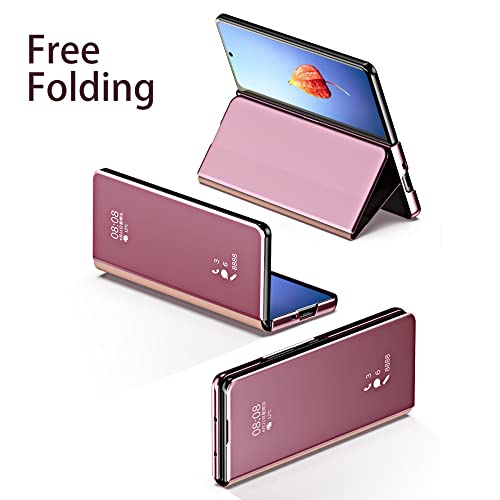 Smart flip case Samsung Galaxy Z Fold 4 violet PU cuir