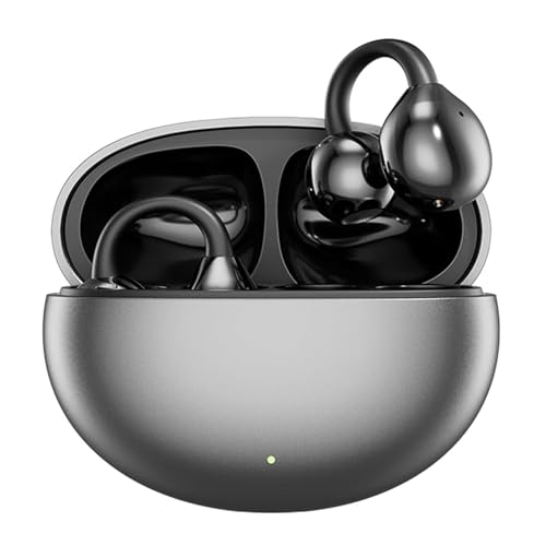 Image of Nyxo Open Ear Wireless Earbuds, Bluetooth 5.4 Air Conduction Headphones with Noise Cancellation Clip Desig, 360 Stereo Sound, Bluetooth Earphones Wireless for Sports, Office and Daily Use(Black)