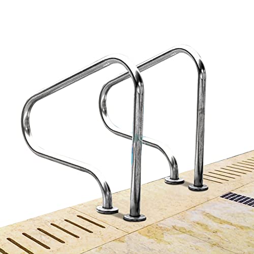 Barandilla para piscina de acero inoxidable 31.5" x 31.5" miniatura 1