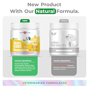 Omega 3 Fish Oil for Dogs – 90 Soft Chews – with Cod Liver Oil, Algae Oil, EPA & DHA Fatty Acids for Dog Shedding, Itchy, Dry Skin, Joint & Heart Support (Soft Chews)