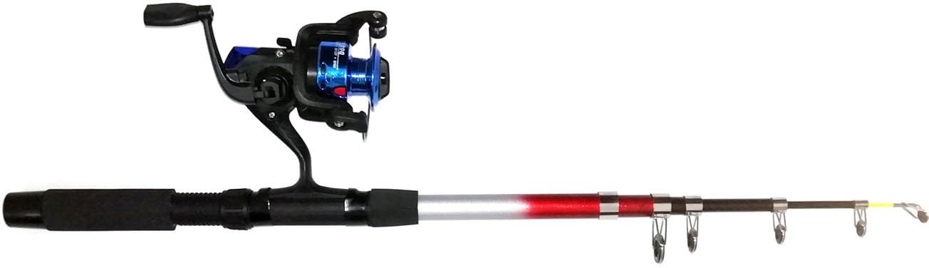 Telescopic Rod - Heavyweight Sensitive Fishing Rod, Tournament Quality Spinning Fishing Rod | Fishing Rod with Reel (B0CWGYZ9GR) Amazon Price History, Amazon Price Tracker