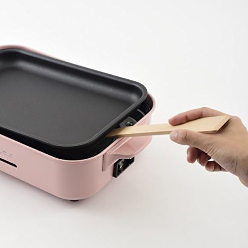 Amazon Bruno ブルーノ コンパクトホットプレート 本体 プレート2種 たこ焼き 平面 ペール ピンク Pink 桃 おすすめ おしゃれ かわいい これ1台 一台 蓋 ふた付き 10w 温度調節 洗いやすい 1人 2人 3人用 小型 ひとり暮らし にも サイズ Boe021 Ppk