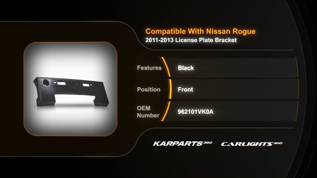 Amazon.com: for Nissan Rogue License Plate Bracket 2011 2012 2013