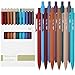 Mr. Pen- Retractable Gel Pens, 11 Pack, Unique Dark Vintage Ink Colors Gel Pens Fine Point 0.7mm, Vintage Pen