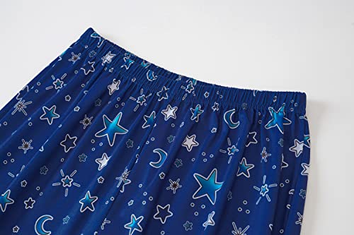 Hong Hui Women's Capri Pajama Sets Plus Size Pjs Top With Capri Pants V-Neck 2 Piece Sleepwear Set,2Xl #TOP4