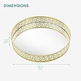 Navaris Bandeja Decorativa Tocador y Baño - Bandeja Decoracion...