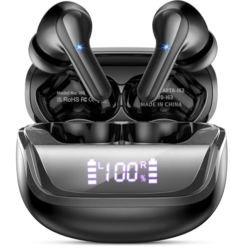 Donerton Bluetooth Kopfhörer, Bluetooth Stereo HiFi Kopfhörer mit 4 HD ENC Geräuschunterdrückung Mikrofon
