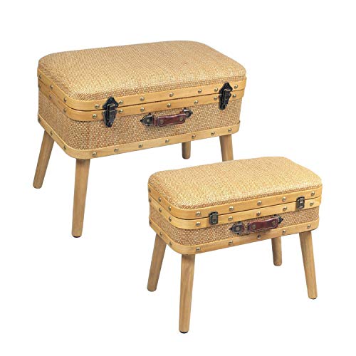 Vidal Regalos Tabouret en forme de valise 60 cm