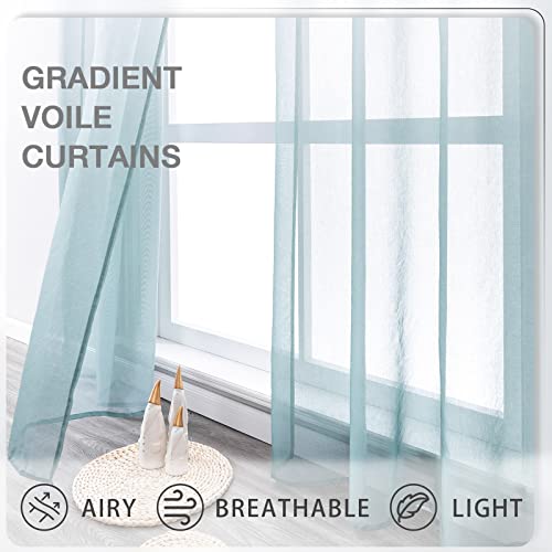 MRTREES Tende per Interni Trasparenti in Voile