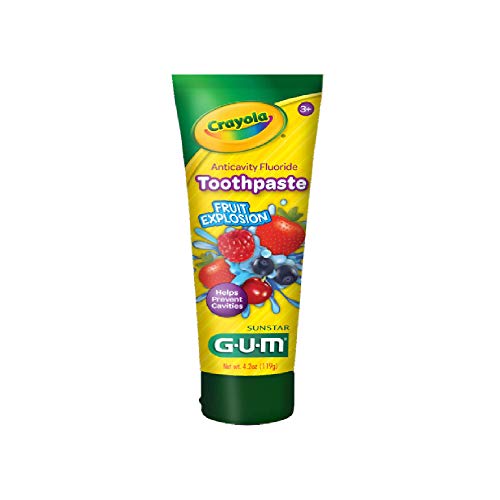 Gum Crayola Fruit Explosion Flavor Toothpaste 4.2 Ounce - Pack of 2
