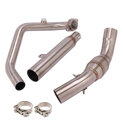 ZEEBQHKLW Per CFMoto NK250 250SR 300NK NK300 300SS Slip On Sistema Completo di Scarico per Moto Modifica Tubo di Collegamento Anteriore Silenziatore Sostituzione Parti