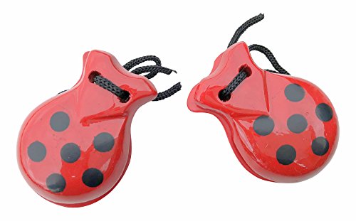 La Señorita Kastagnetten Rot mit Schwarzen Punkten