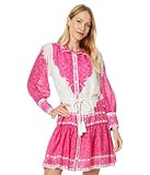 Lilly Pulitzer Women's Drena, Passion Fruit Pink Jungle Escape Engineered Woven Dress