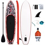 FunWater Inflatable Paddle Boards Stand Up Paddleboard with SUP Paddle Board Accessories Non-Slip Deck Ultra-Light SUP for Adult & Youth