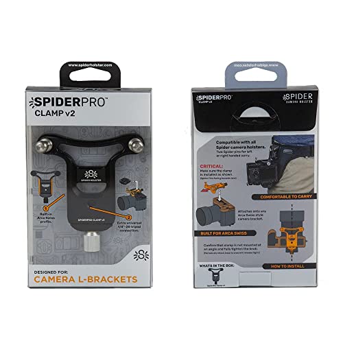 Spider Holster, SpiderPro Clamp v2 for Any Spider Camera Holster System with Universal Connection to Mount on Any Tripod - Image 2