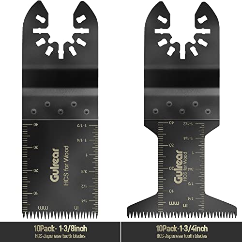 Gulrear 20PCS PRECISION SAW BLADES 20Pcs Universal Oscillating Tool Oscillating Saw Blades,Oscillating Multitool Blades thumb #4